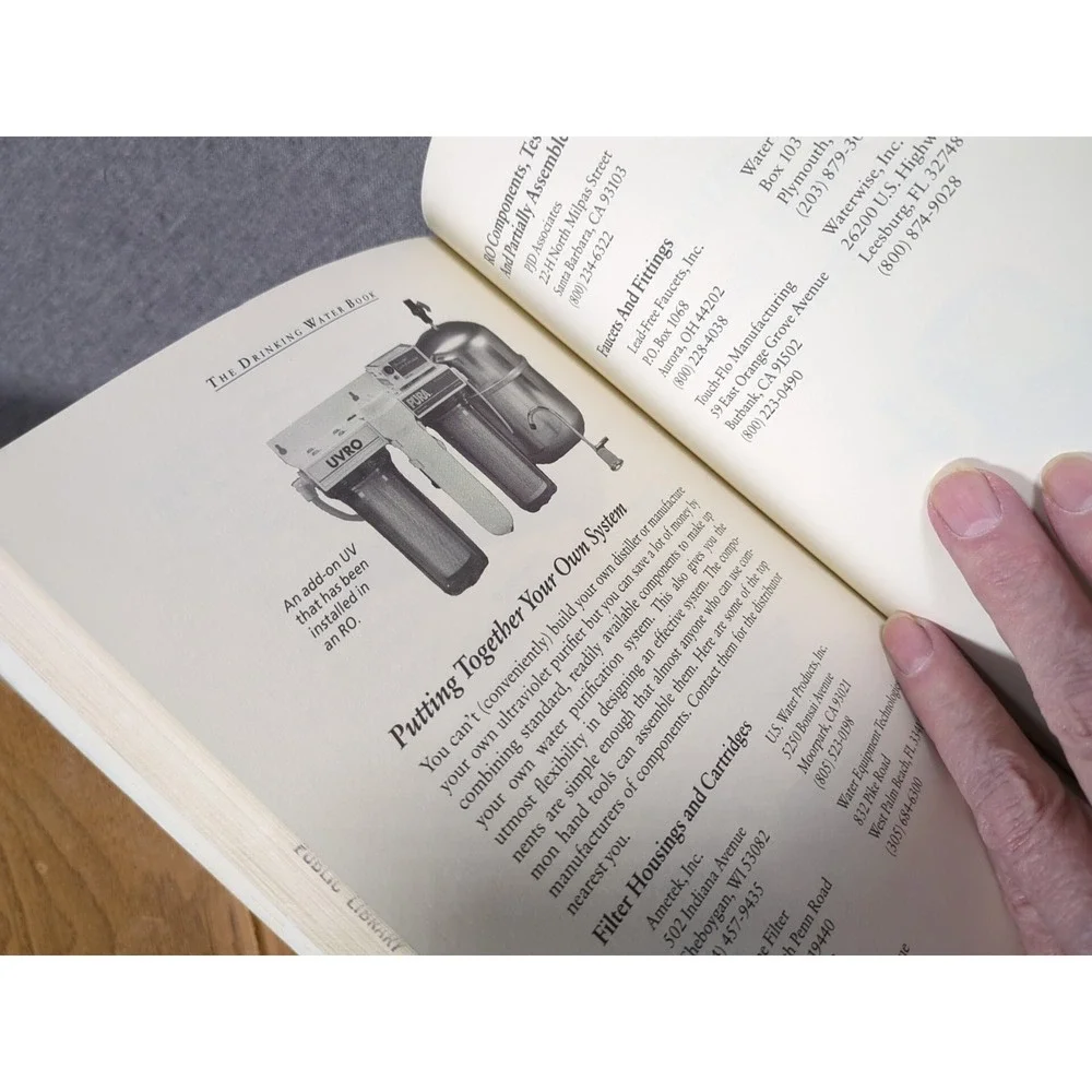 The‎ Drinking Water Book Complete Guide to Safe Drinking Water Colin Ingram 1991